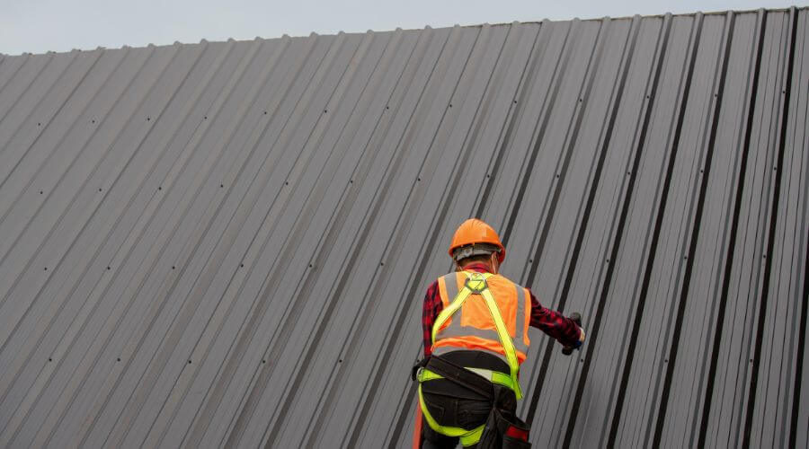 Professional metal roof installation services in Downey, ID